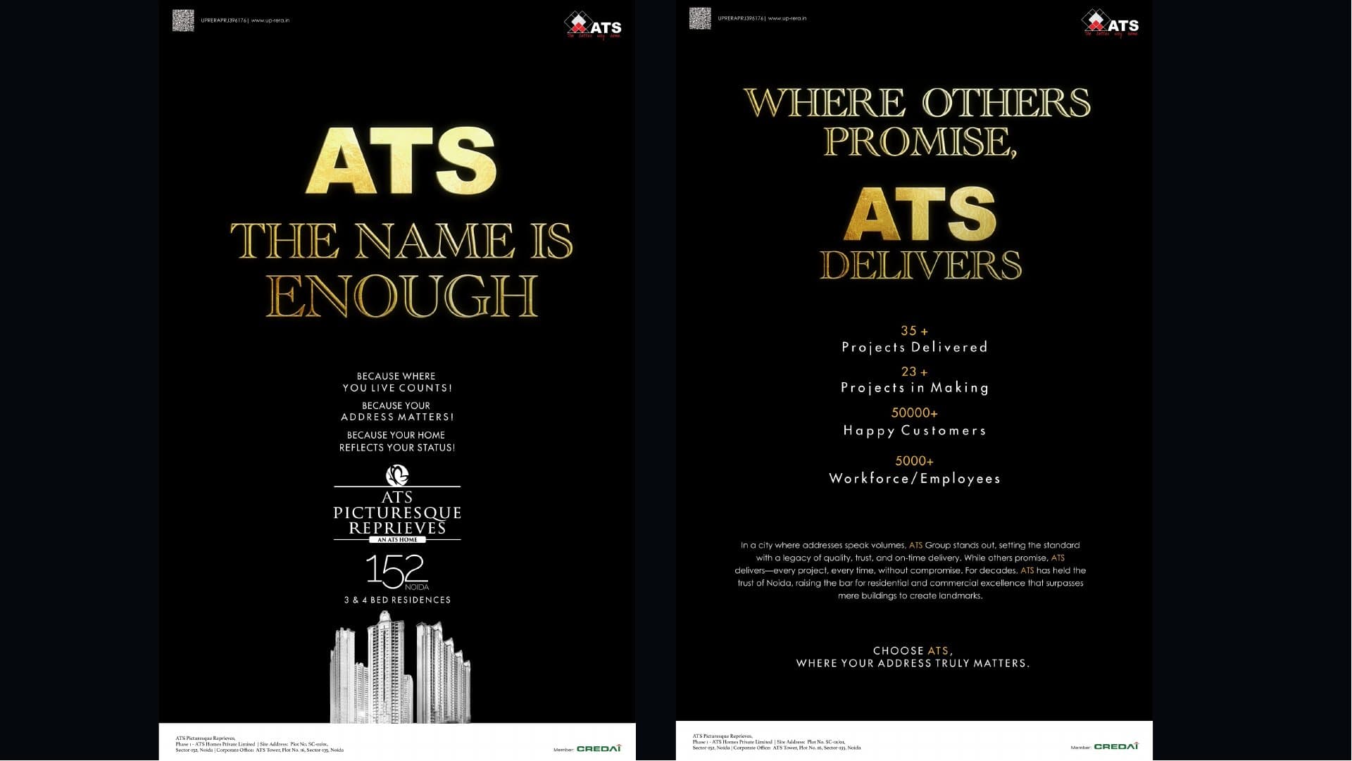 ATS press advertisements